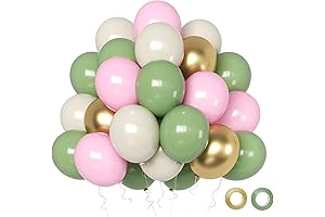 Pink and Green Decorations