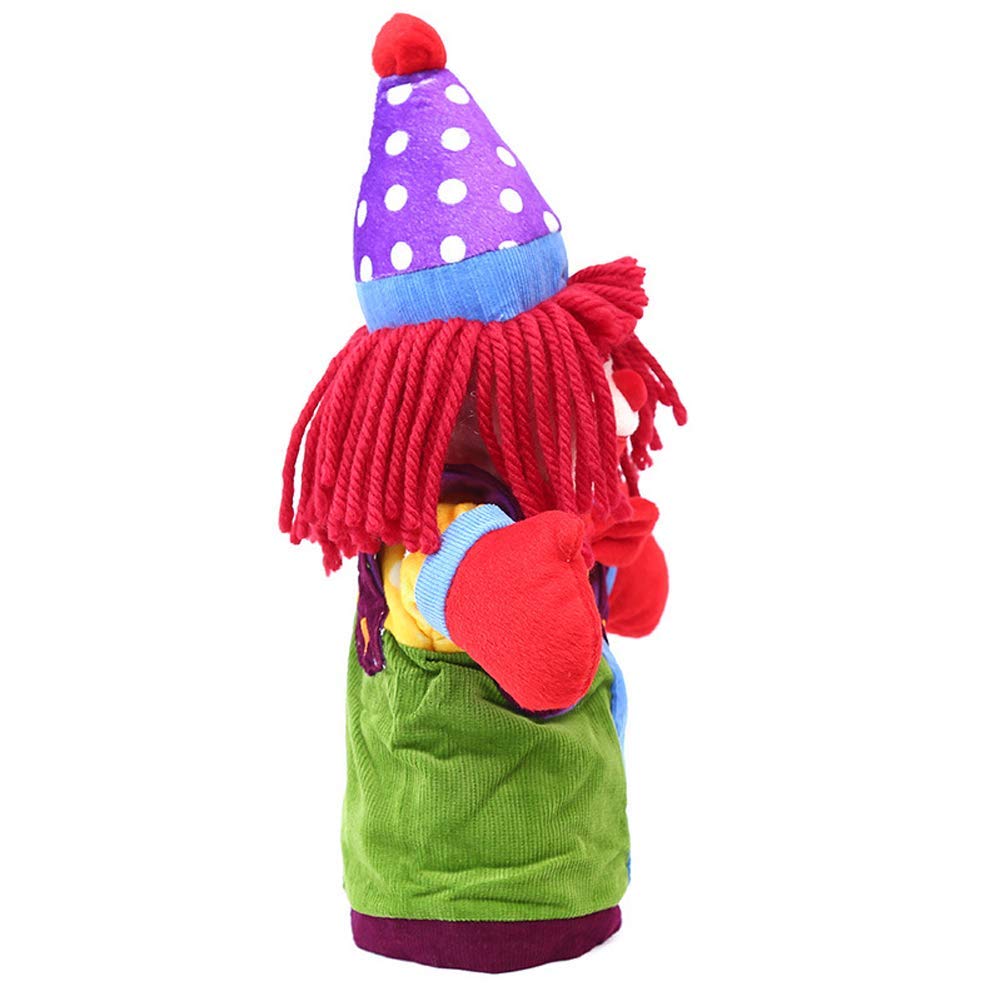 Amazon.co.jp: KOSSJAA ピエロ ハンド パペット ぬいぐるみ 人形