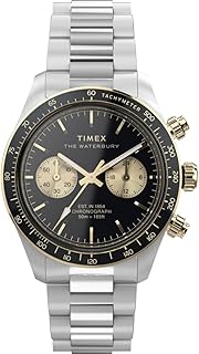 Timex Herren Chronograph Quarz Armbanduhr Waterbury Heritage