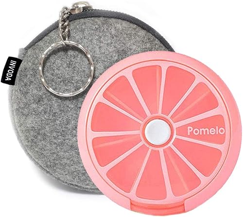 Invoda Pastillero semanal 3 veces 7 con compartimentos grande organizador de medicinas