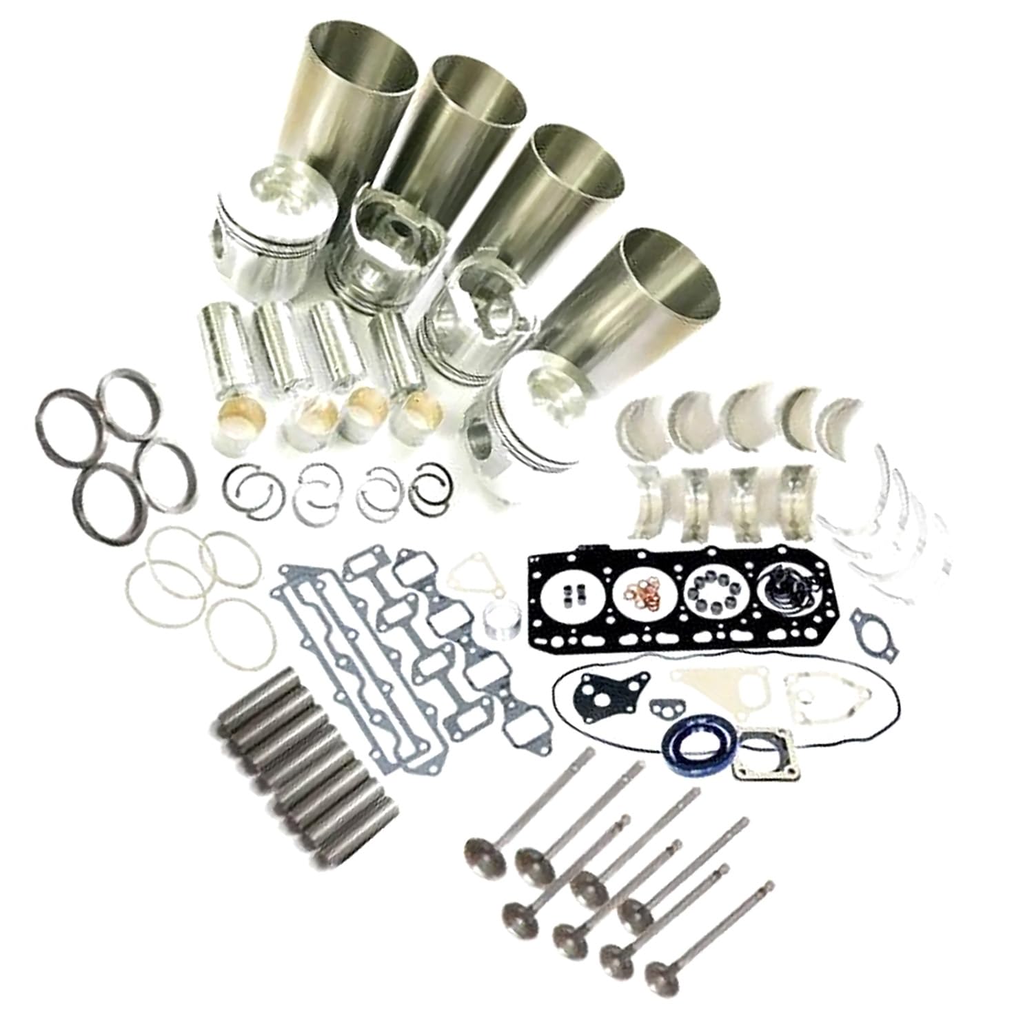 Kit de reconstruction V1200 compatible avec Kubota Engine V1200 Loader RX245 RX275 RX2750