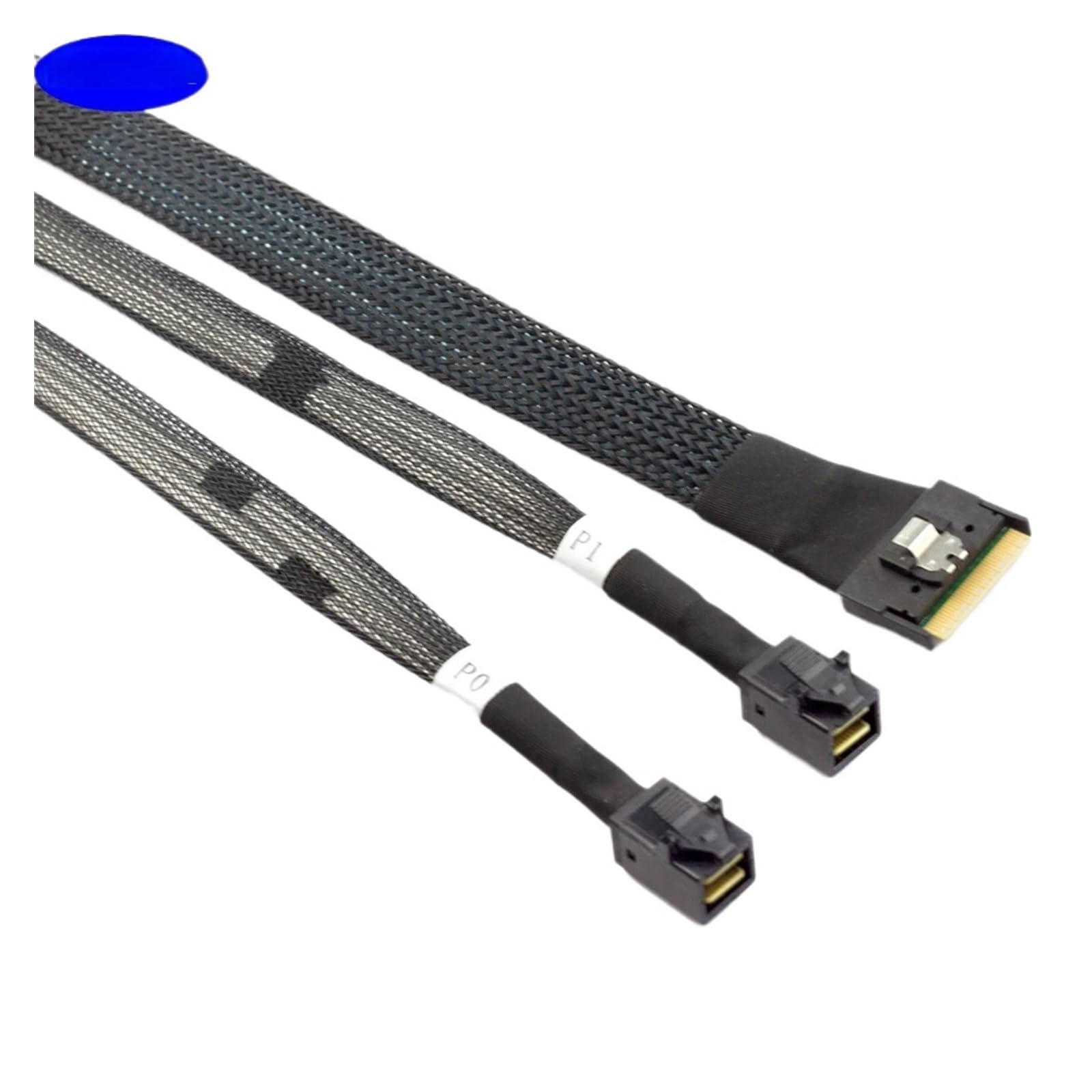 MI NI SlimSAS SFF-8654 8i 4.0 a 2X S*A*S HD SFF-8643 cavo di connessione server (0,8 m)