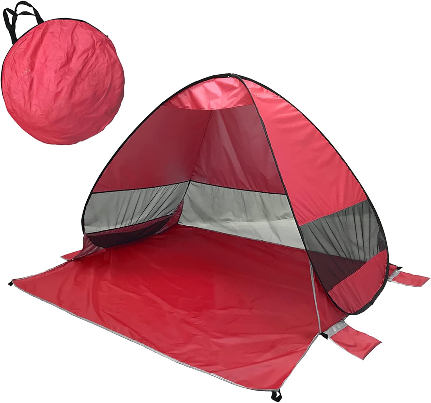 Family Beach Tent and Sun Shade UV50 Cabana Shelter, Camping,Hiking,Fishing,Lightweight, Portable,Breathable,and Windproof,Collapsible