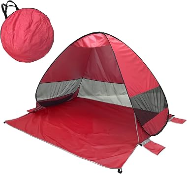 Family Beach Tent and Sun Shade UV50 Cabana Shelter, Camping,Hiking,Fishing,Lightweight, Portable,Breathable,and Windproof,Collapsible