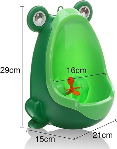 Miniatura 2 de Orinario portátil para entrenamiento de orina de rana, orinales de inodoro portátiles para niños con objetivo divertido (A)