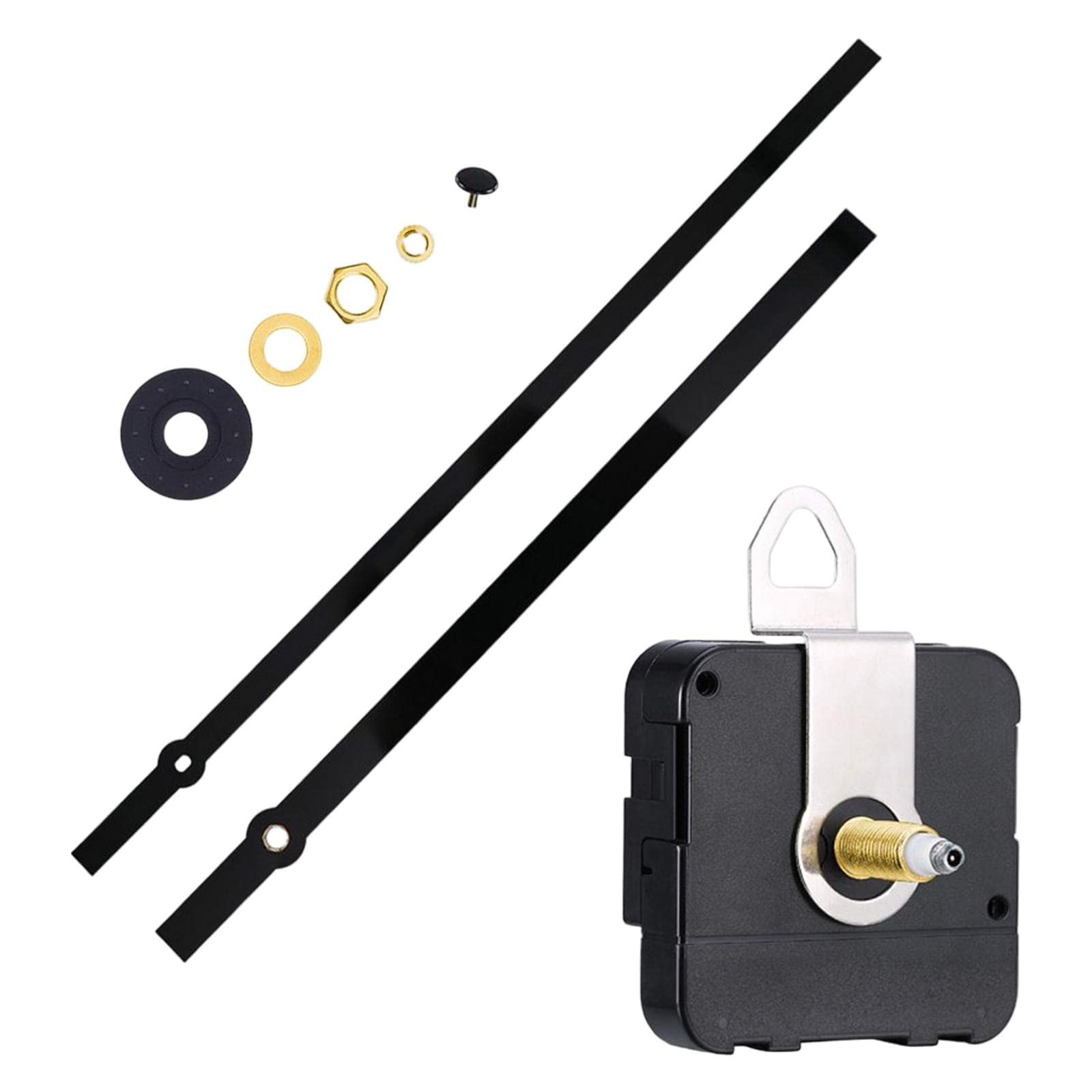 LOOM TREE® Clock Movement Movement Chime DIY Repair Parts W/Hands 1 Pair Black Hands | Home Decor | Clocks | Replacement Parts & Tools-image-7