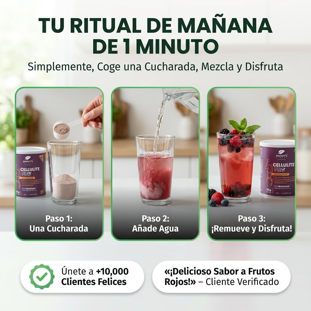 Nature's Finest Cellulite PRO - Quemagrasas y Anticelulitico Reductor Potente - Extracto de Vino Tinto y Garcinia Cambogia - para Adelgazar Rápido y Efectivo Mujer - 100% Natural, Vegano