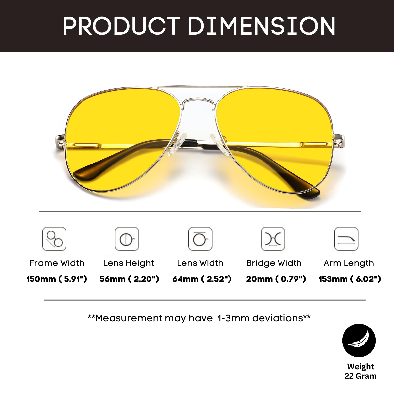 Gafas de sol de aviador polarizadas clásicas extragrandes de tamaño XXL, de 150 mm, para hombres de cabeza ancha y grandes, ultraligeras, UV400