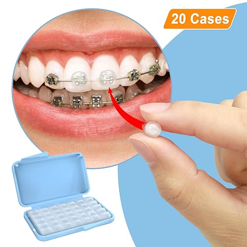 Miniatura 6 de BVN Cera dental 20 cajas de tiras de cera de ortodoncia, cera de frenillos para dientes, cera ortográfica para aparatos ortopédicos, cera dental,