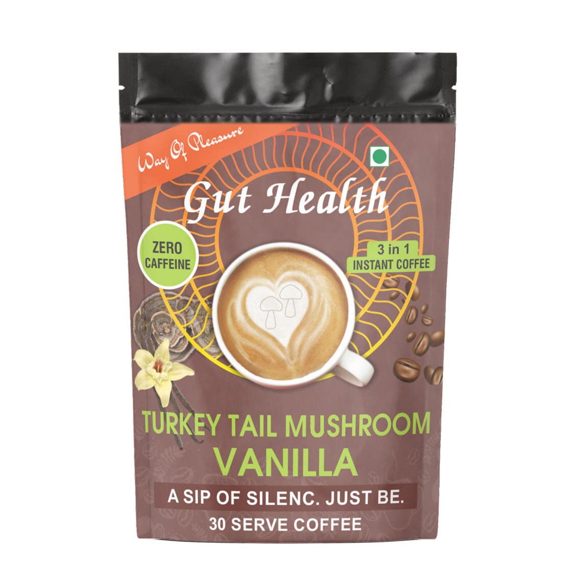Turkey Tail Mushoorm decaf Caffeine Free Coffee to Support Immune Function, Reducing inflammation, Improving Gut health with goodness of vanilla flavor Mushroom Coffee 30 Serving (B0C179HGRW) Amazon Price History, Amazon Price Tracker