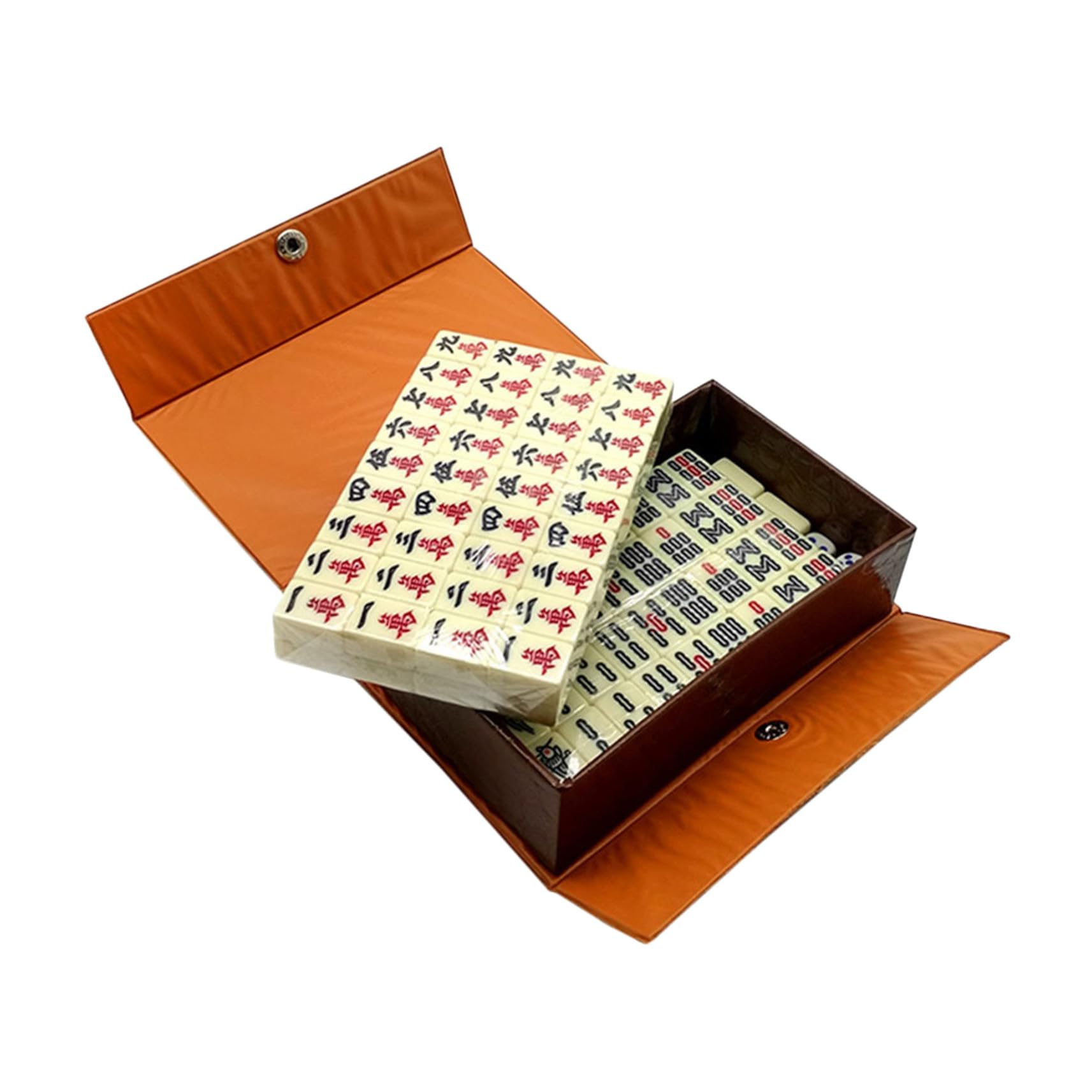 Tragbares Mahjong Satz aus Acryl, 1 Satz, für Bus und Zuhause