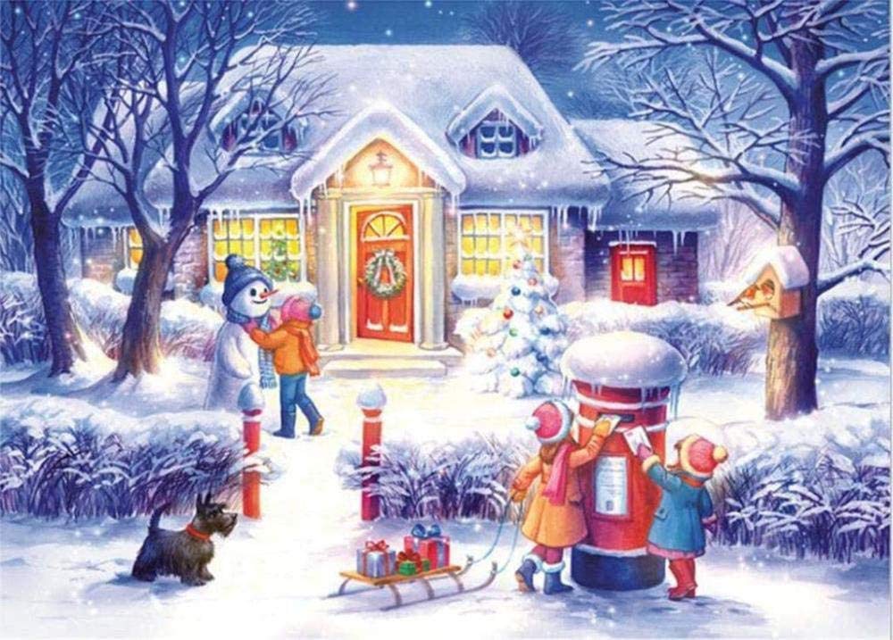 Puzzle Del Pupazzo Di Neve | Gioco Festivo Da 1000 Pezzi - Foto 2