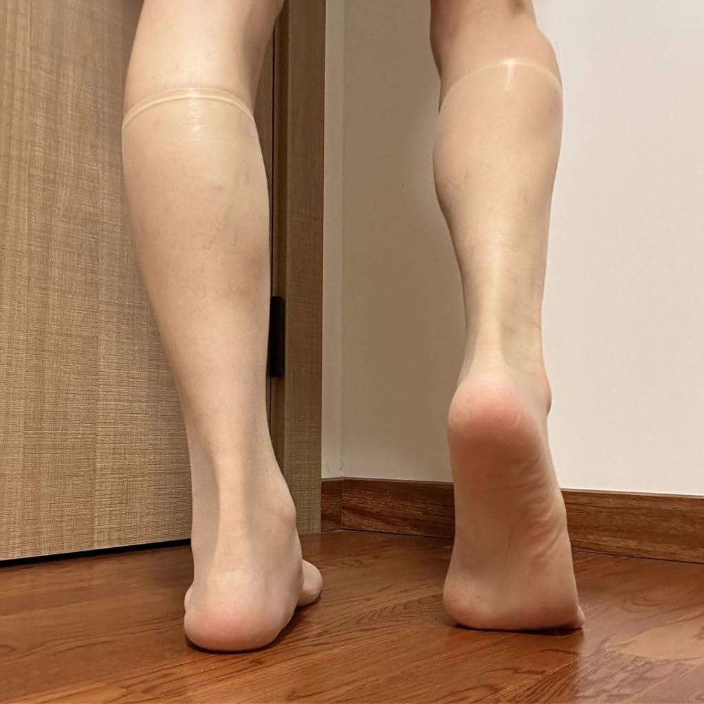 Mens Sheer Business Dress Socks Long Over the Calf Dress or Work Socks Nylon Dress Socks Dress Socks