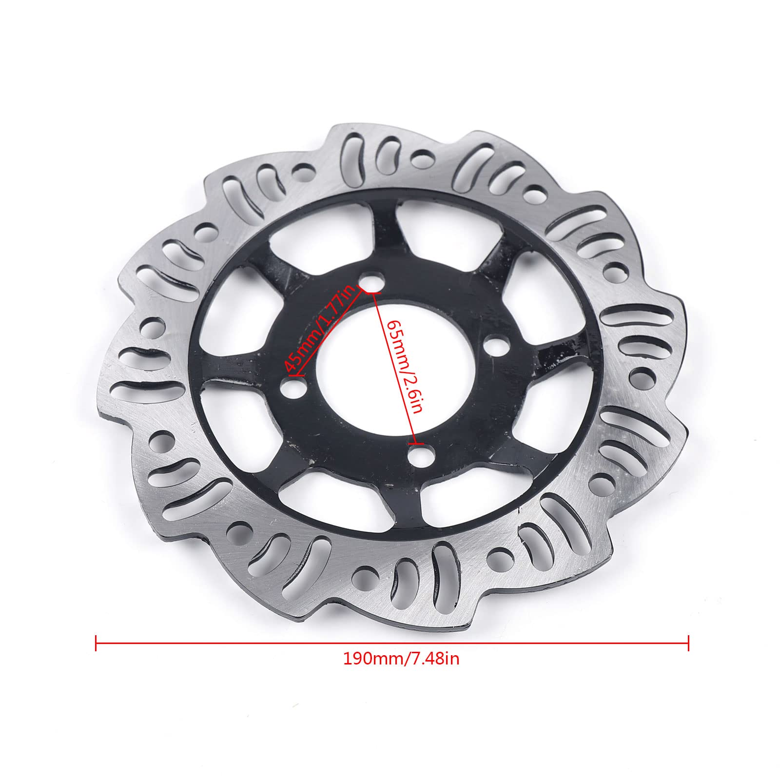 Kit de freins hydrauliques arrière pour MotoCross Dirt Bike Pitbike 49-125cc 4 temps + disque