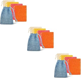 LALAFINA 30 Peças Bolsa De Sabonete Esfoliante Saco De Sabonete Esfoliante Sabonete Natural Bucha Sabonete Purificador Corporal Malha Sacos De Proteção De Sabão De Sisal Sacos De Malha Com