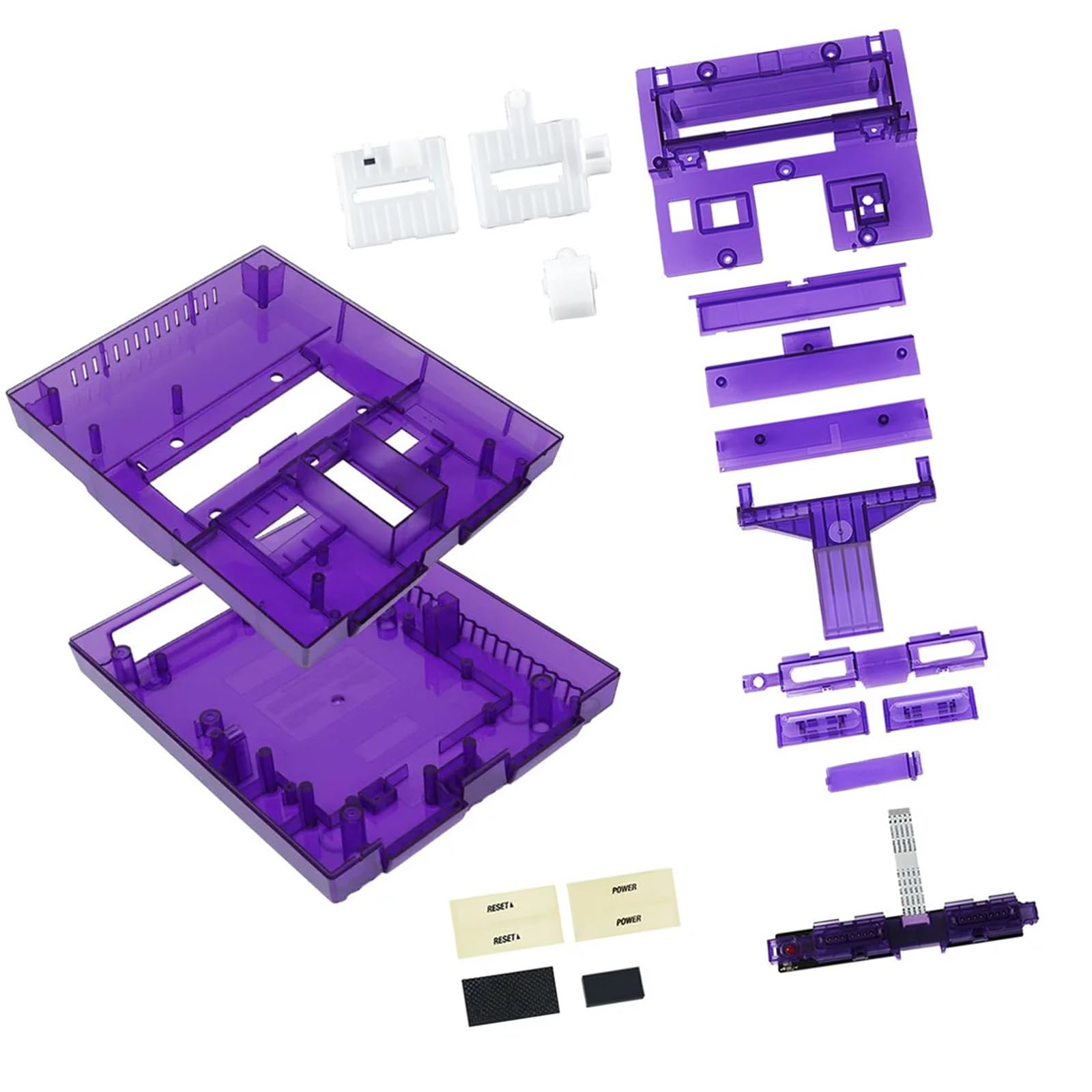 Copertura ' alloggiamento in ABS ricambio per guscio console colorata per copertura restauro e modifica della console gioco retrò