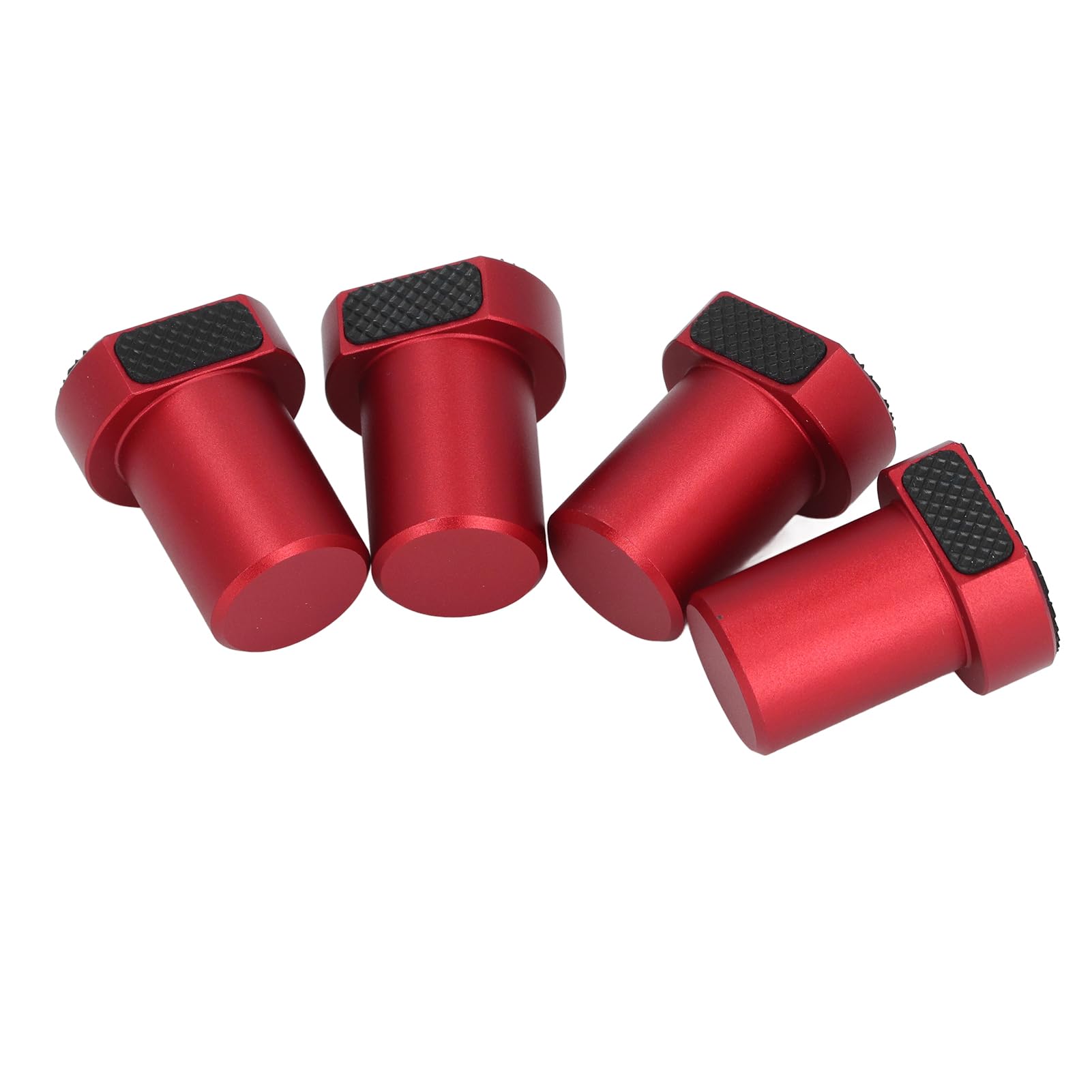 Alomejor Chiens D'établi Antidérapants en Alliage D'aluminium pour Bloc de Limite de Trou D'établi de Travail du Bois, Arrêt de Table 4 Pièces de 20 Mm pour Table de Travail du Bois, adapté à la de