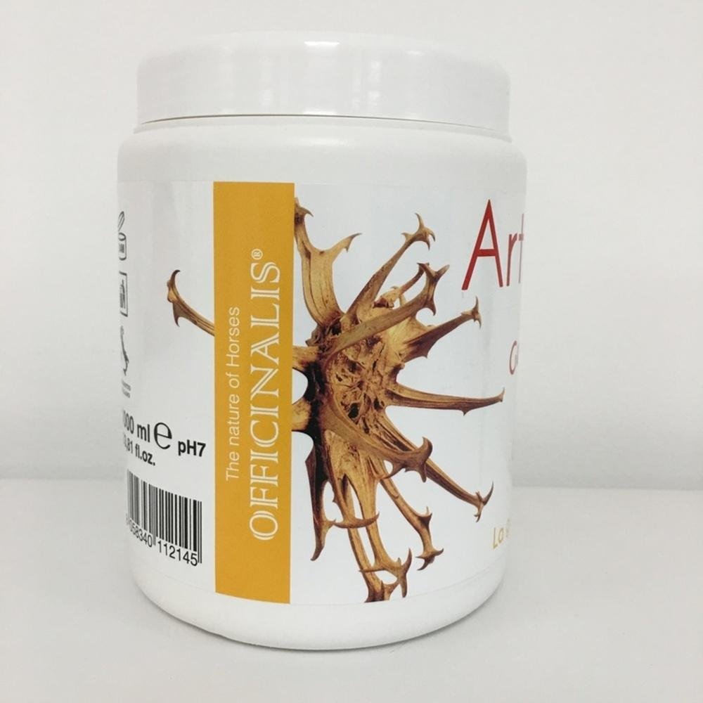 Officinalis -Artiglio del diavolo gel 90 % contro traumi distorsioni antinfiammatorio cavalli, 1000 ml