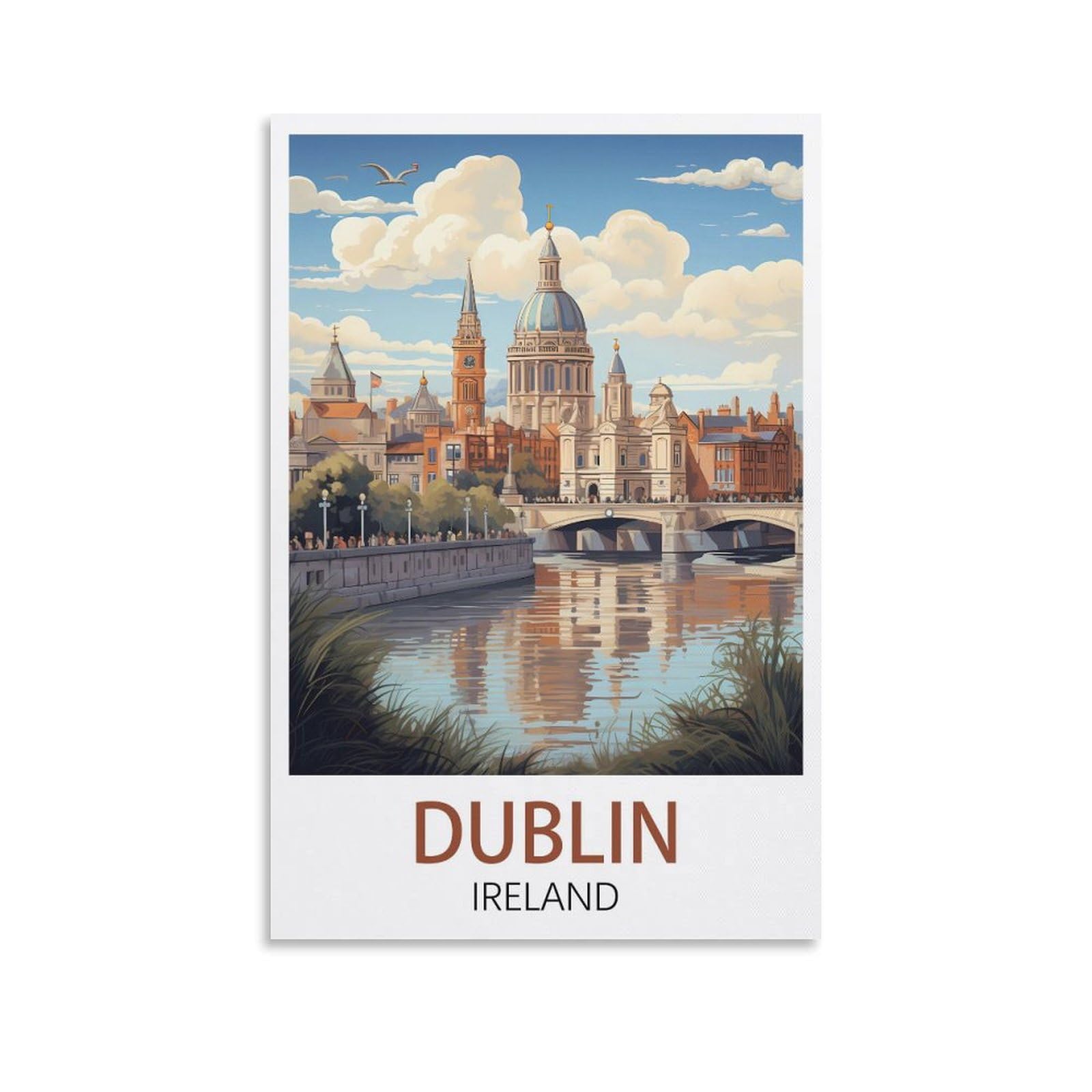 Funny Tin Signs,Dublin Ireland,Funny Vintage Metal Sign Plaqu Poster Wall Art Pub Bar Kitchen Garden Bathroom Home Decor 30x30cm