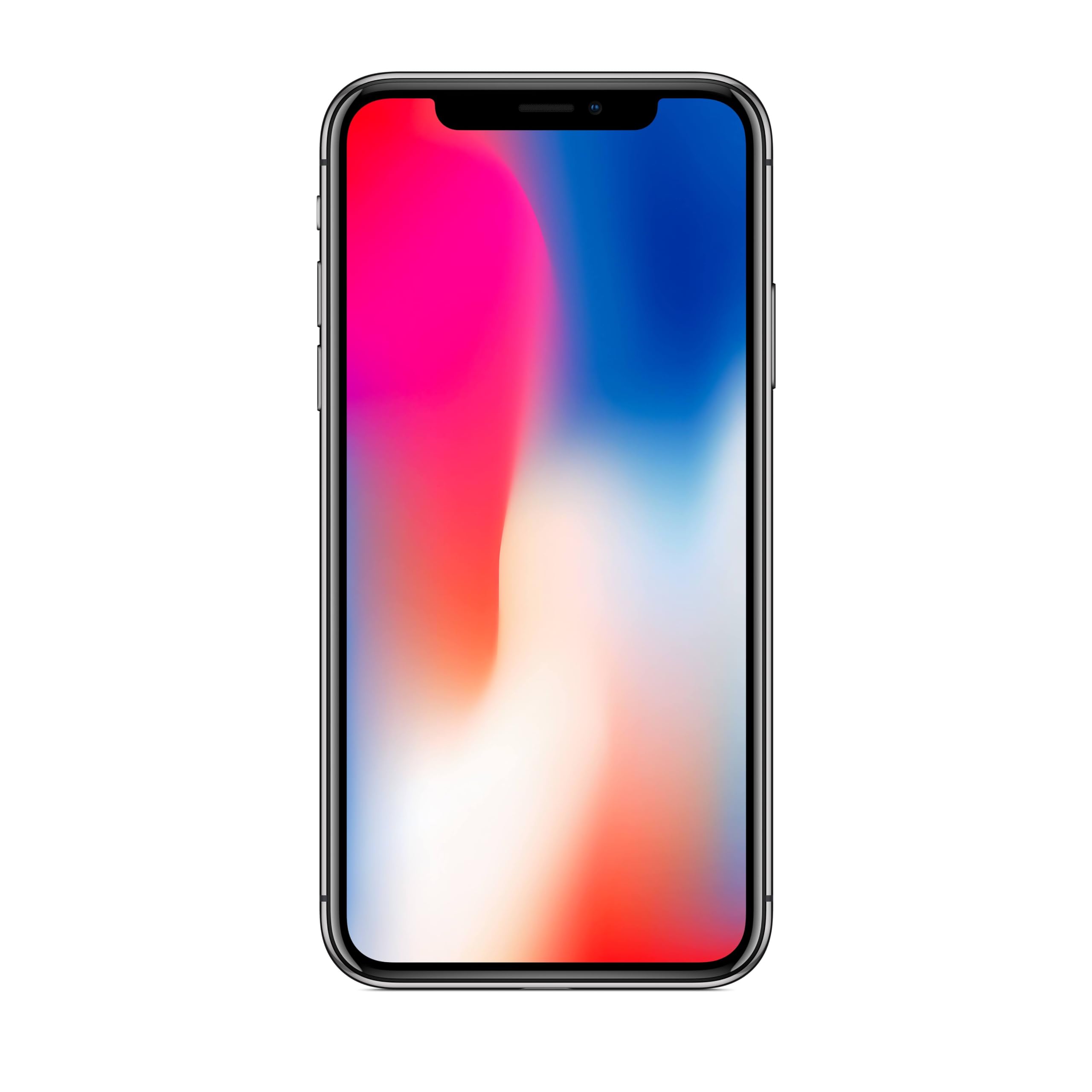 Apple - x&#39;s Apple iPhone X, US Version, 256GB, Silver - AT&T (Renewed