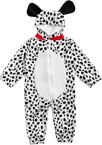 HollyHOME Mameluco de bebé dálmata para cachorros de una pieza para niños, disfraz de cosplay