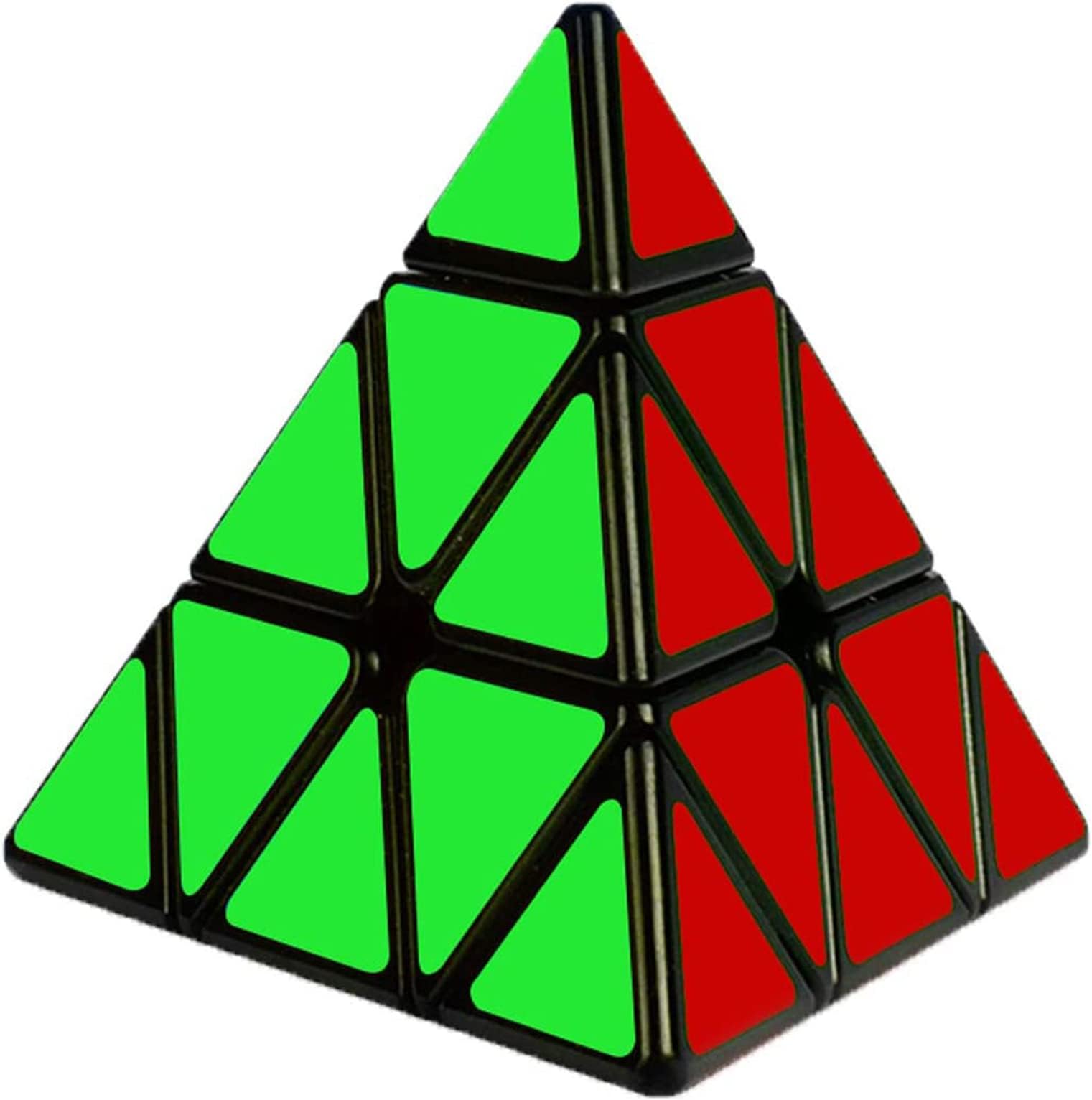 Cooja Pyramid Puzzle Pyraminx, 3x3 Speed Triangle Cube Toy Smooth Magic Cube 3D Puzzles Brainteasers for Adults Kids Children Boys Girls