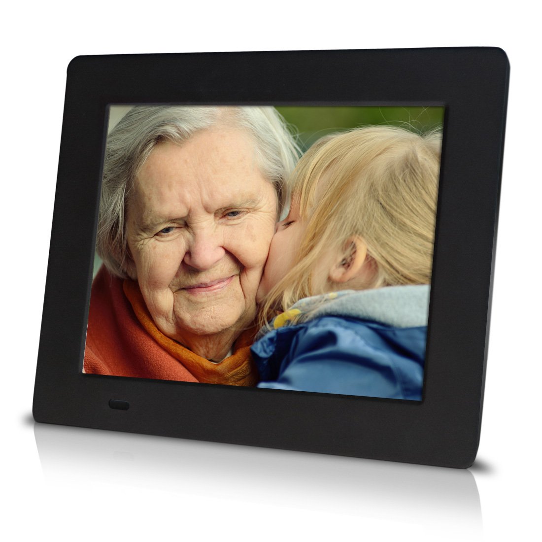 Sungale PF709-7 inch Digital Photo Frame with 0.3" Ultra-slim Design, High Definition LCD Screen (Black)