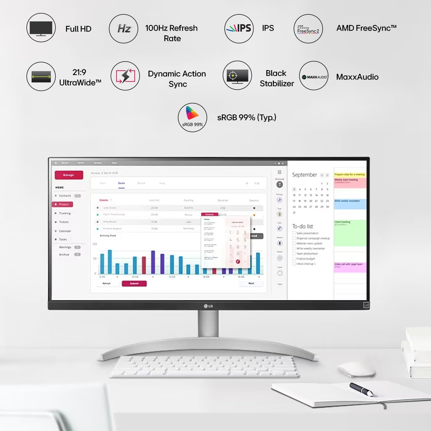 LG Ultrawide - 29Wp60G, 29 Inch (73 Cm) Wfhd 2560 X 1080 Pixels