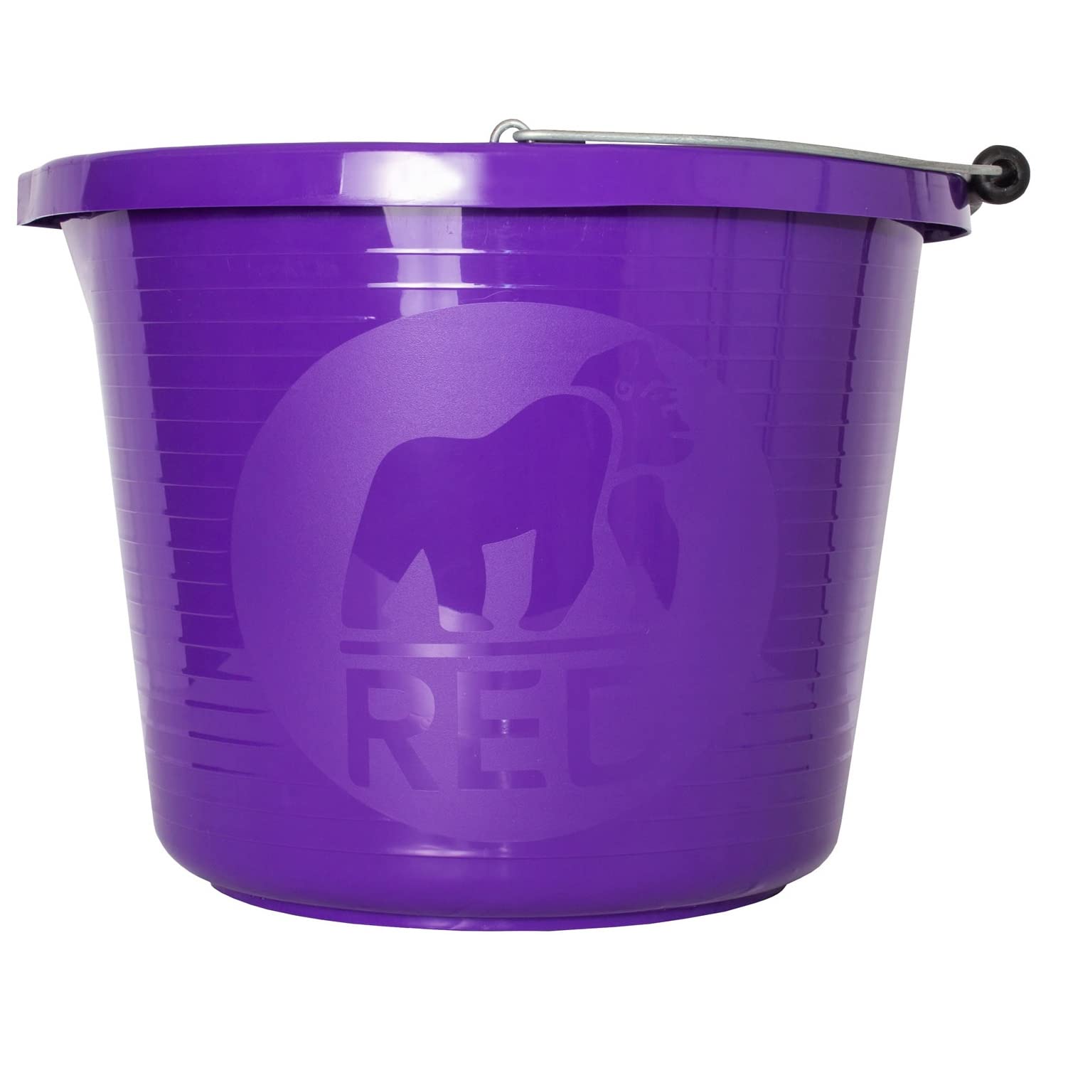 Red GorillaPremium Bucket 15LHeavy-Duty Recyclable Plastic Utility Bucket For DiyBuilding & Home Projects from B&Q