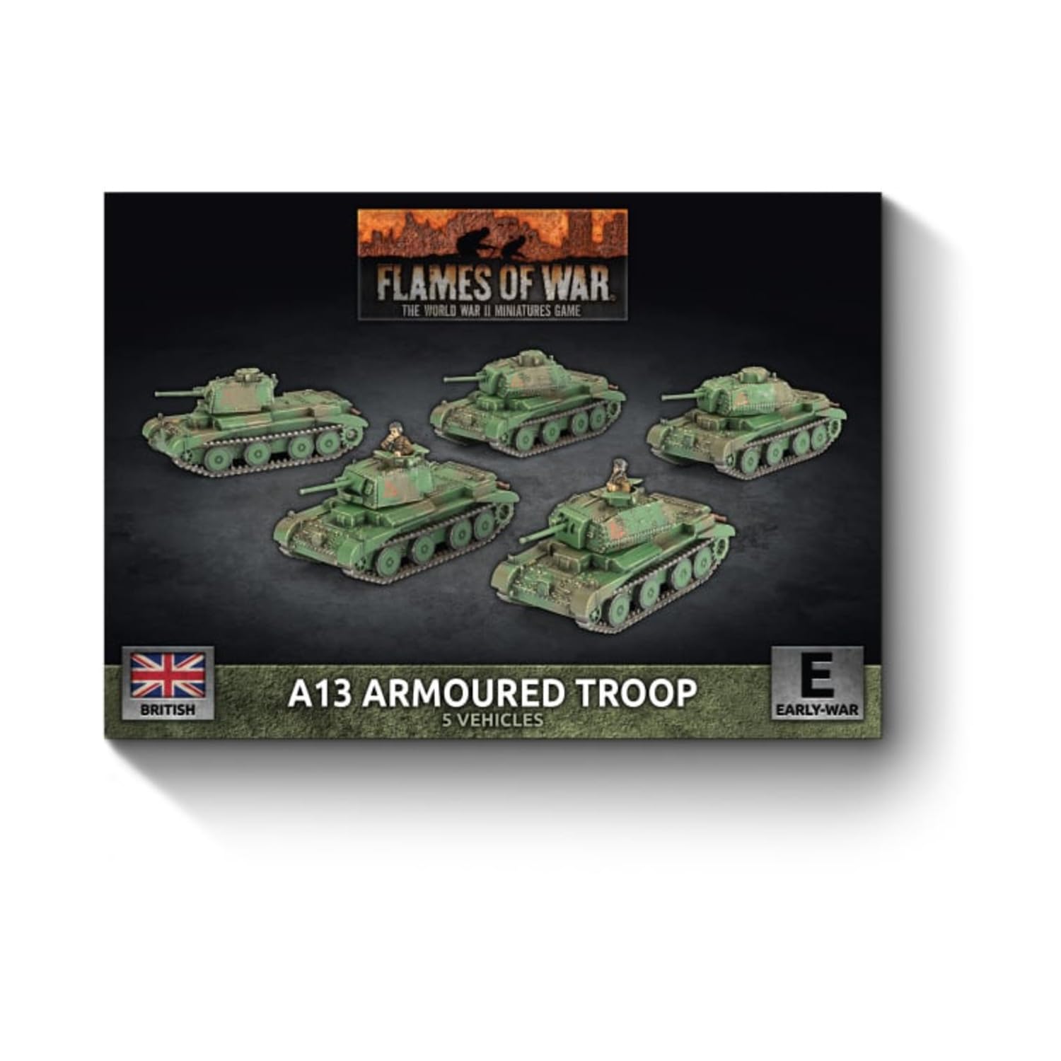 Flames of War: BBX84 A13 Cruiser Troop (x5 Plastic)