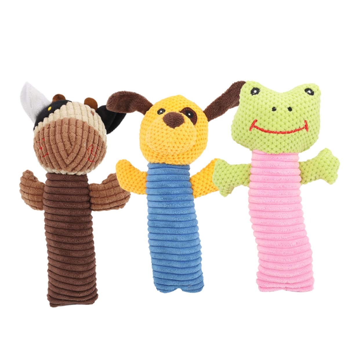 BESPORTBLE 9 Piezas Juguetes de Cachorro de Peluche pequeño Perro de Juguete Juguetes para la dentición de Mascotas Juguetes para Perros pequeños Juguete Perro pequeño Verduras chirriantes