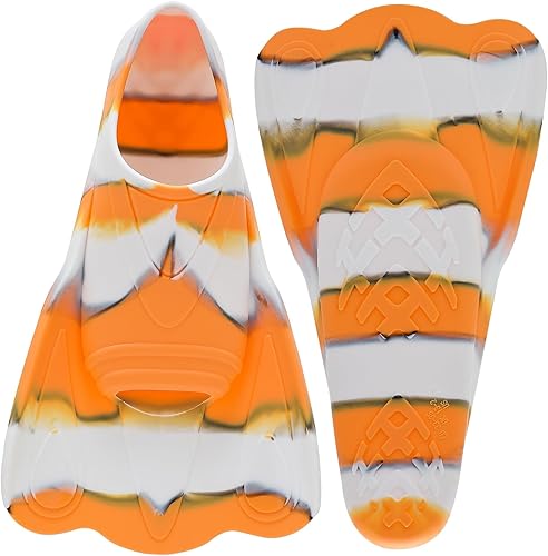 Aletas de natación para niños, aletas cortas de natación para niños, aletas de entrenamiento de natación para regazo, piscina, esnórquel para niños,