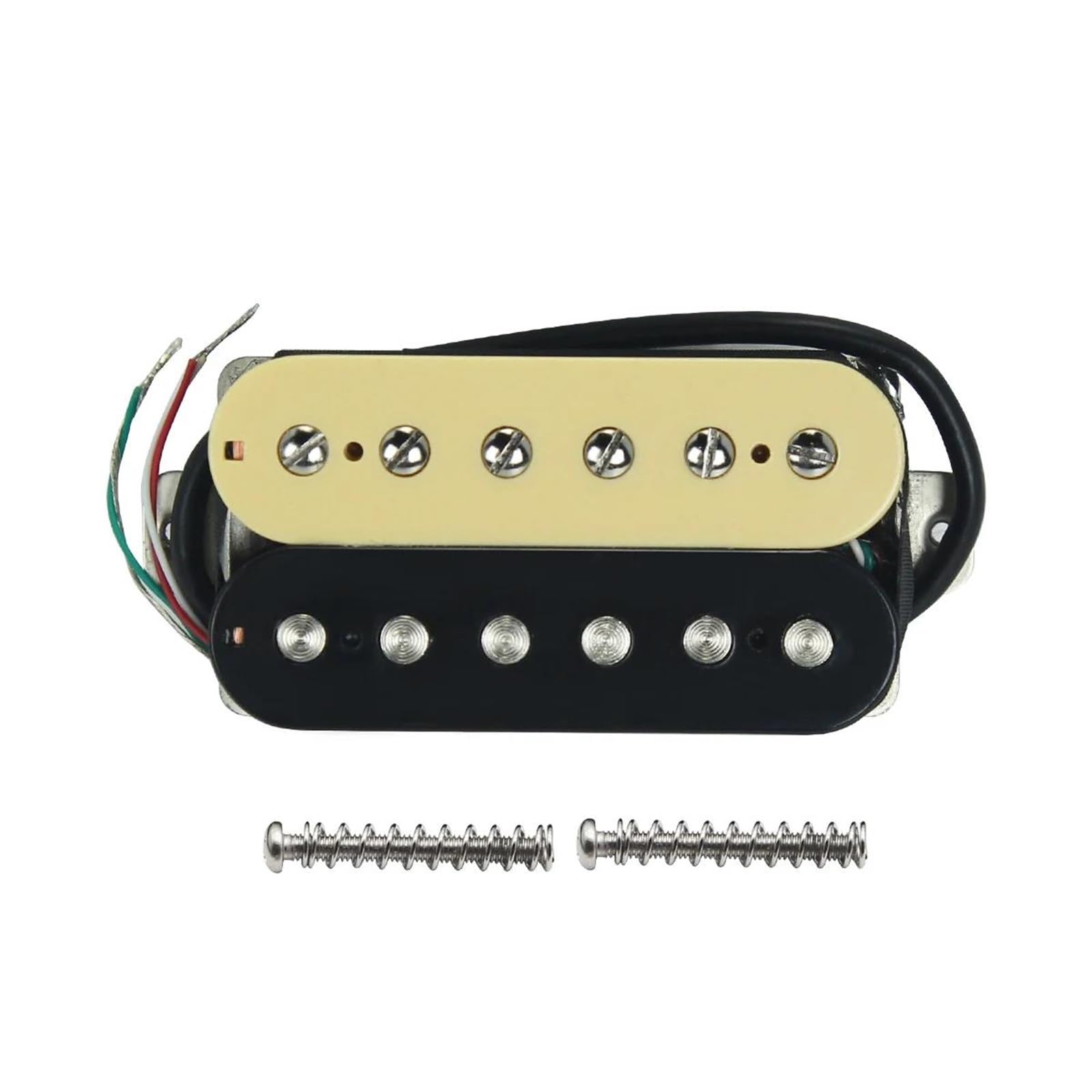 Pastilla De Guitarra Eléctrica Profesional Pastilla De Guitarra Eléctrica Humbucker Profesional | Pastilla Humbucker Alnico 5, pastilla de guitarra eléctrica de doble bobina, cuello y puente, 2 uds.