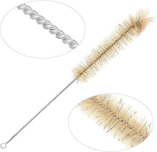 Miniatura 4 de Cepillos de limpieza de tubos de ensayo de vidrio, cepillo de tubo de cerdas para limpiar popotes de plástico de sílice de vidrio para botellas de