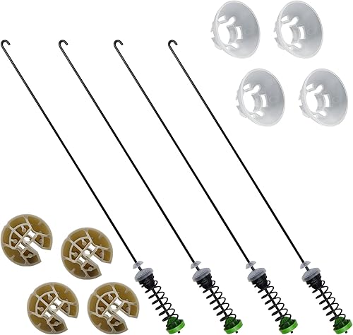 W10780051 - Kit de suspensión de arandela compatible con algunas lavadoras Whirlpool Maytag Kenmore Amana, WTW5550XW0, MVWX550XW0, 11021392010,