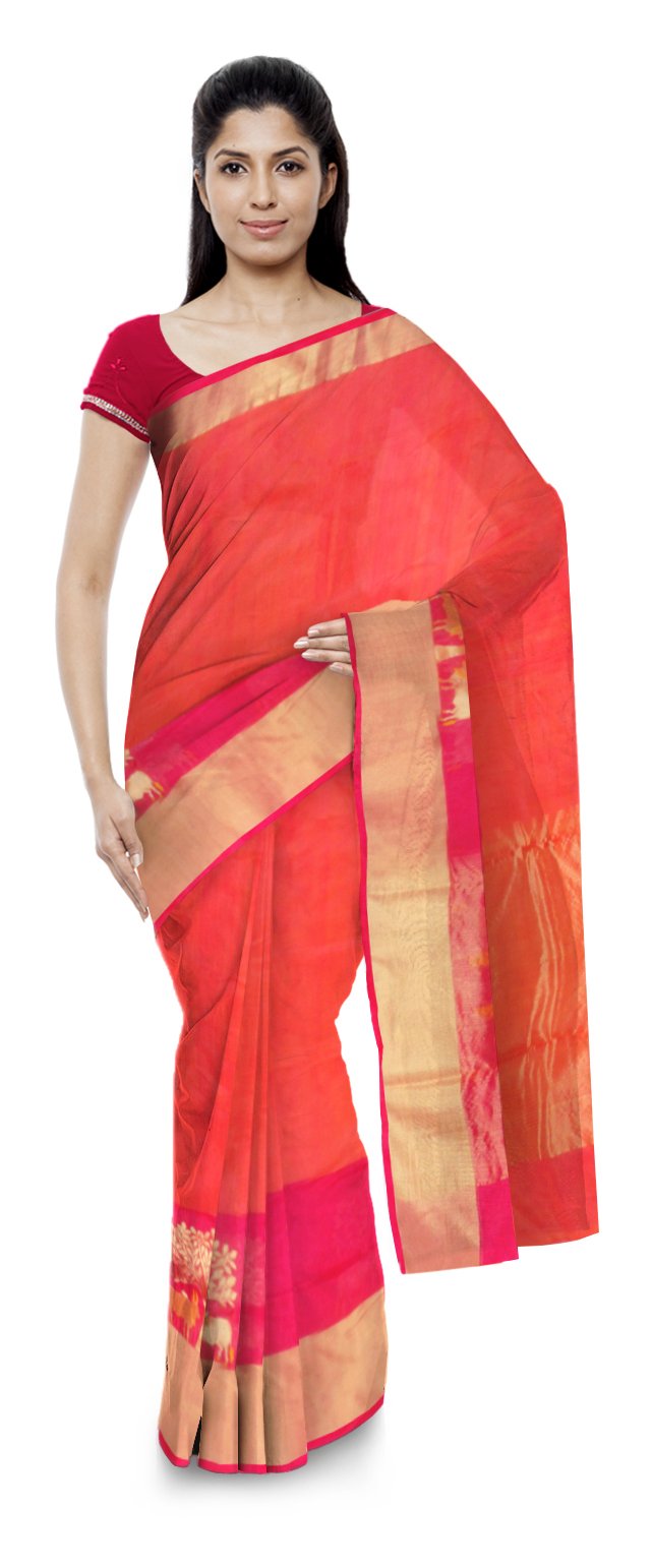 Chanderi Cotton And Silk Saree