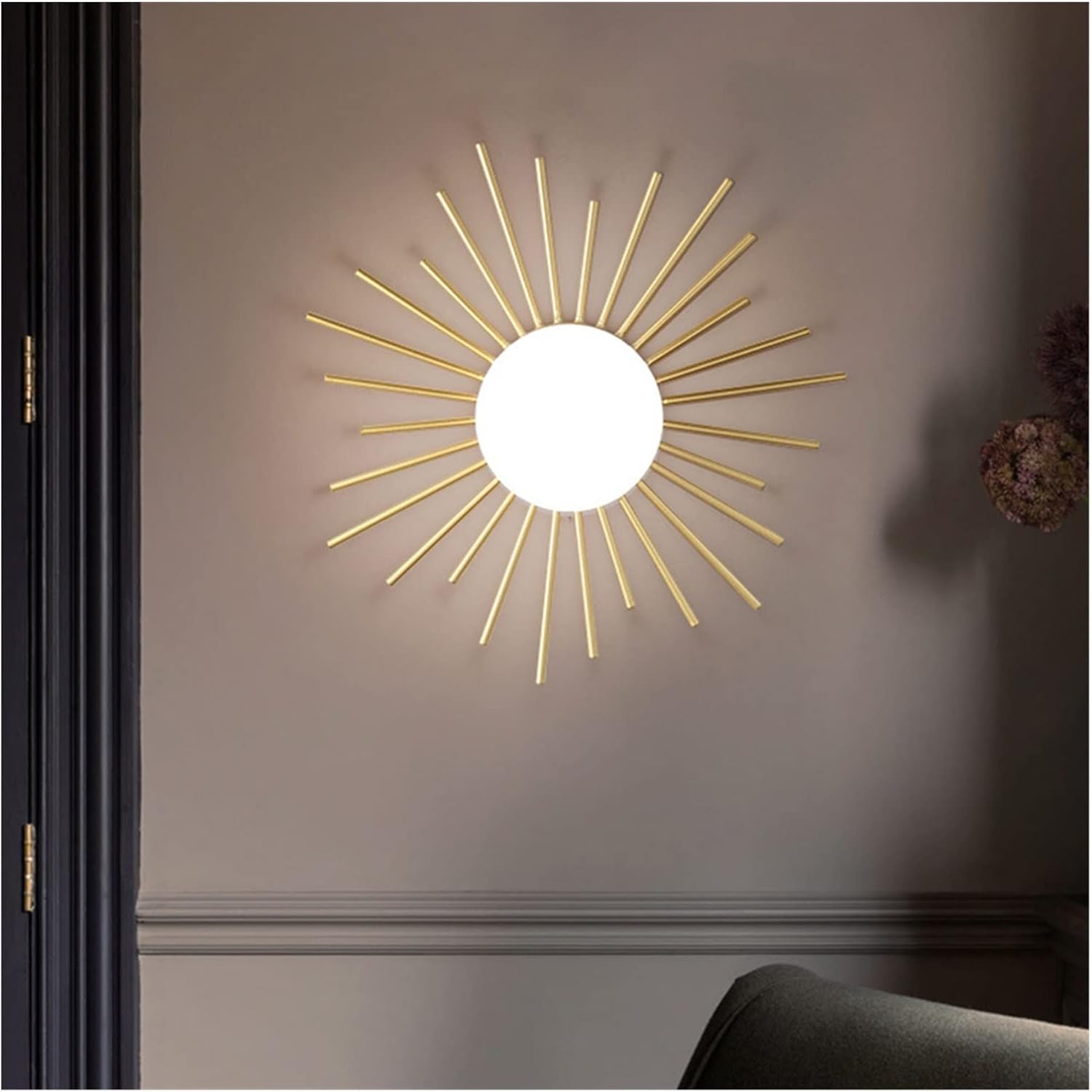 Ceiling Light Fixture Ceiling Light Corridor Lighting Decorative round Ceiling Light Suitable for Corridor, Corridor, Entrance, Small Room, Dressing Room Ceiling Lamp(Style C,Warm-2/Style a/