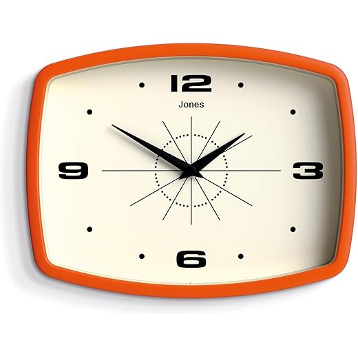 JONES CLOCKS® Retro Movie Wall Clock