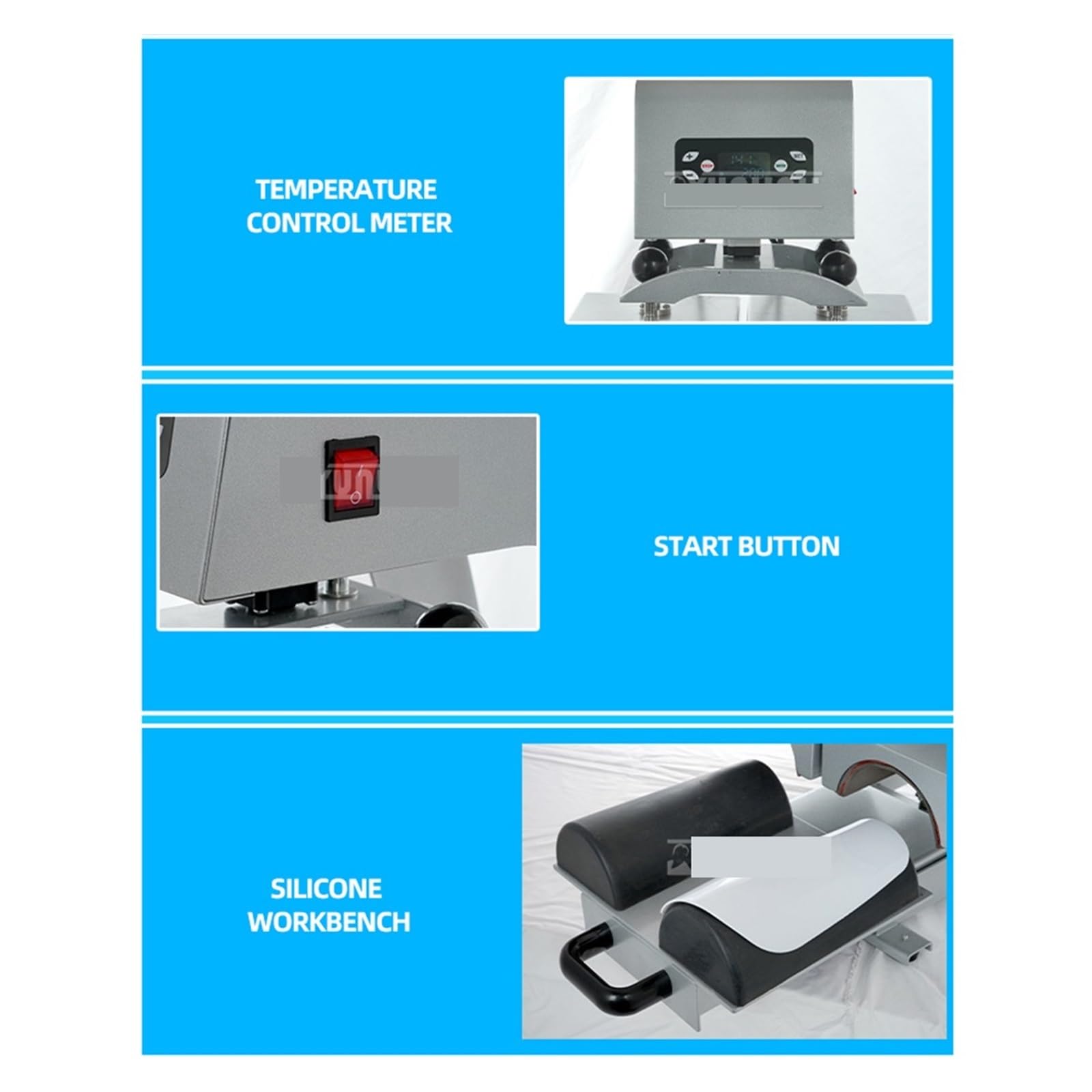 Macchina for pressa di Calore a Sublimazione, Stampante a trasferimento a Sublimazione Controllo Digitale preciso della Temperatura for Calzini e Ginocchiere