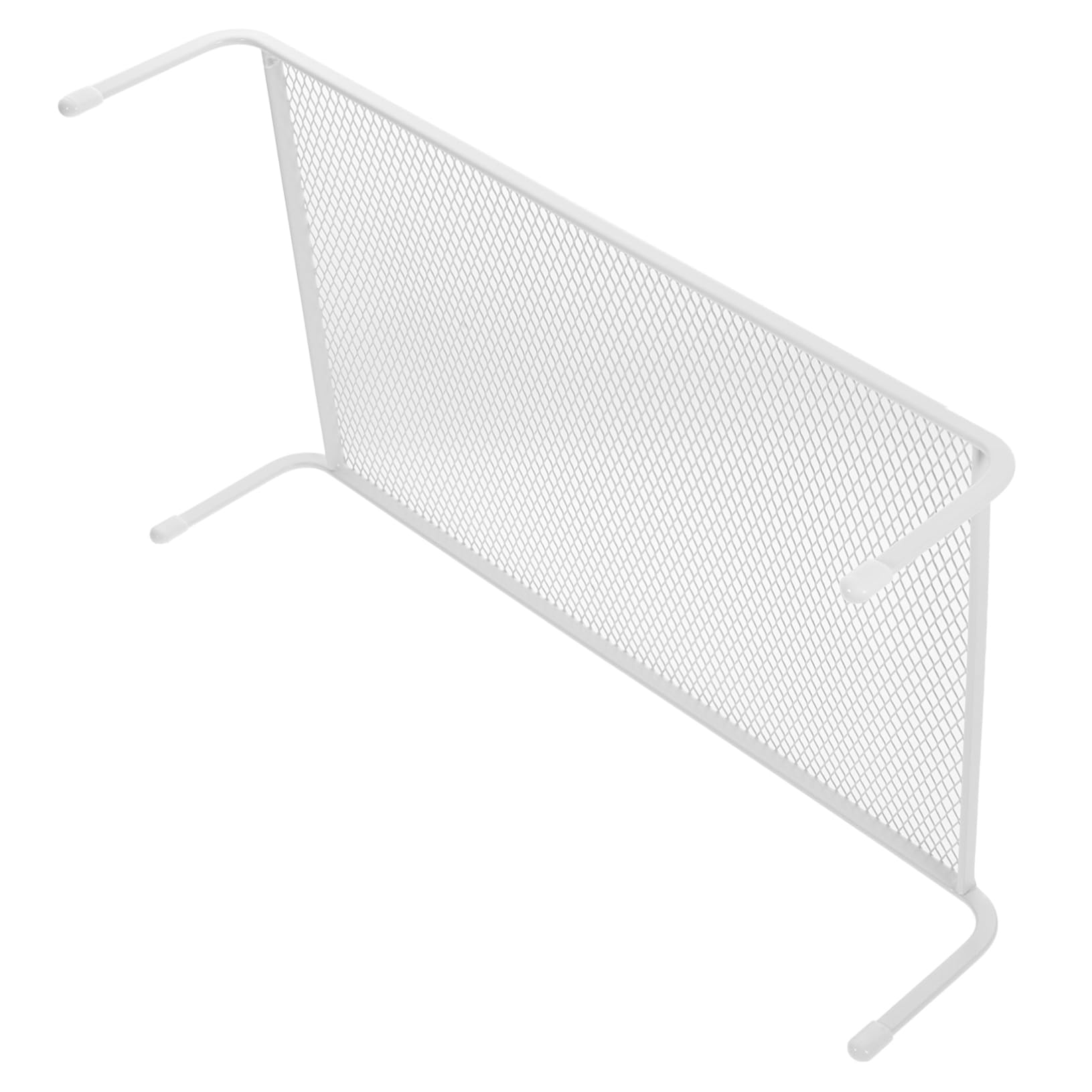Support surélevé pour moniteur ergonomique en fer robuste avec étagère gain de place
