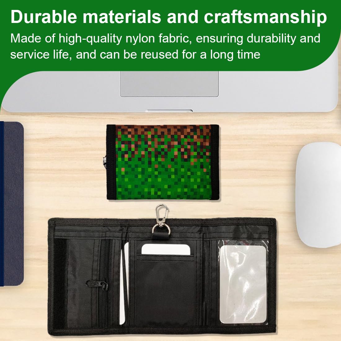 Portafoglio Per Bambini Con Cordino - Design A Stella Con Zip E Scomparti Per Carte E Banconote - Foto 9