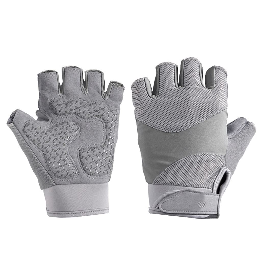 Fahrradhandschuhe Herren und Damen Halbfinger Fahrrad Fitness Handschuhe Outdoor Sports Fitness Handschuhe (Color : A, Size : M) (AL)