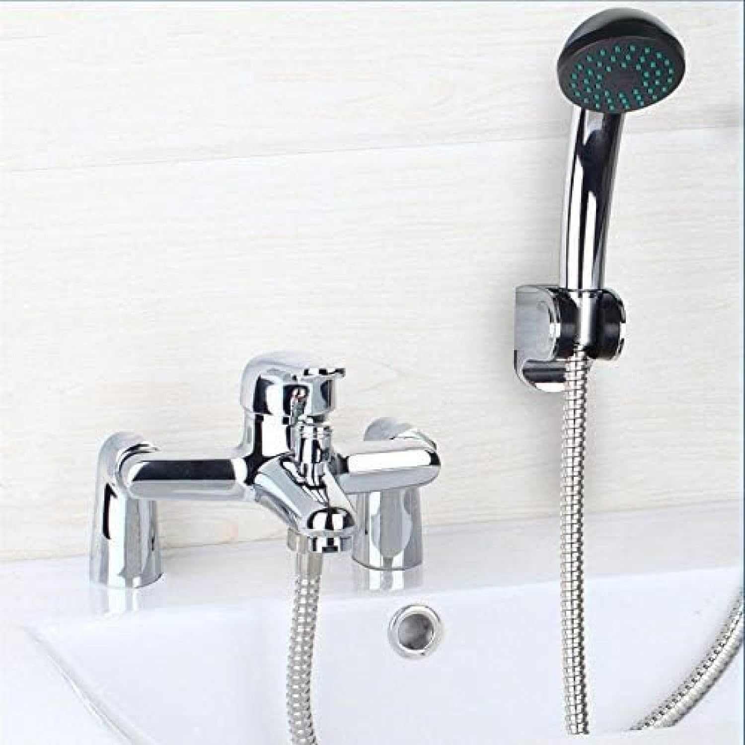 Set di rubinetti per Doccia da Bagno Miscelatore per Vasca da Bagno a Pioggia Miscelatore per Doccia in Ottone con doccetta