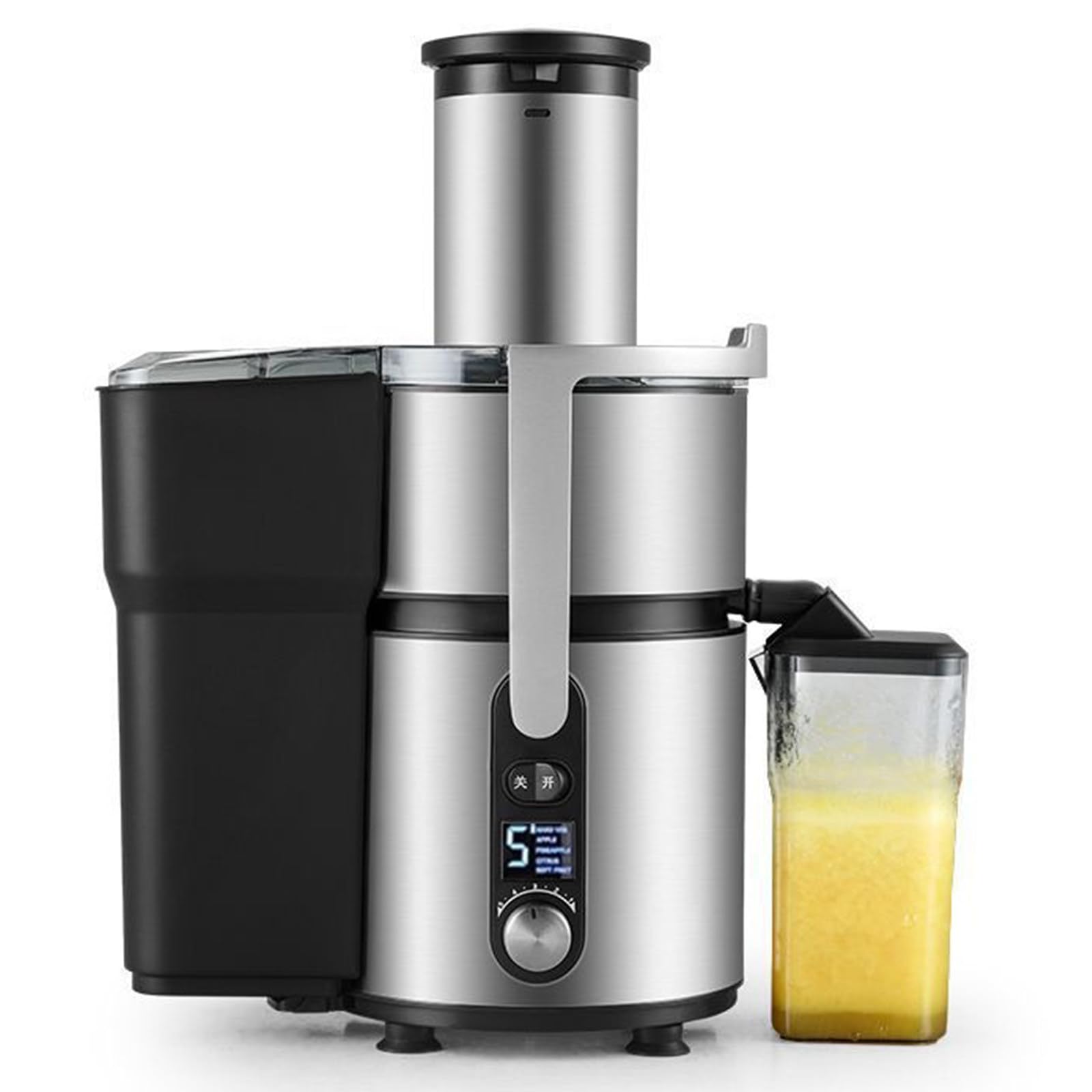 Centrifuga Professionale - Bocca di Alimentazione Extra Larga da 84 mm, Spreme Frutta E Verdura Intere Senza Tagliarle - Alta Resa di Succo, 5 velocità, per Bar, Bar, Bancarelle