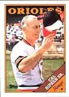 Amazon.com: Baseball 1988 Topps #444 Cal Ripken Sr. UER MG