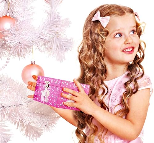 Miniatura 7 de RR ROUND RICH DESIGN Joyero musical para niñas y juego de joyas con bonito tema de unicornio color rojo rosa