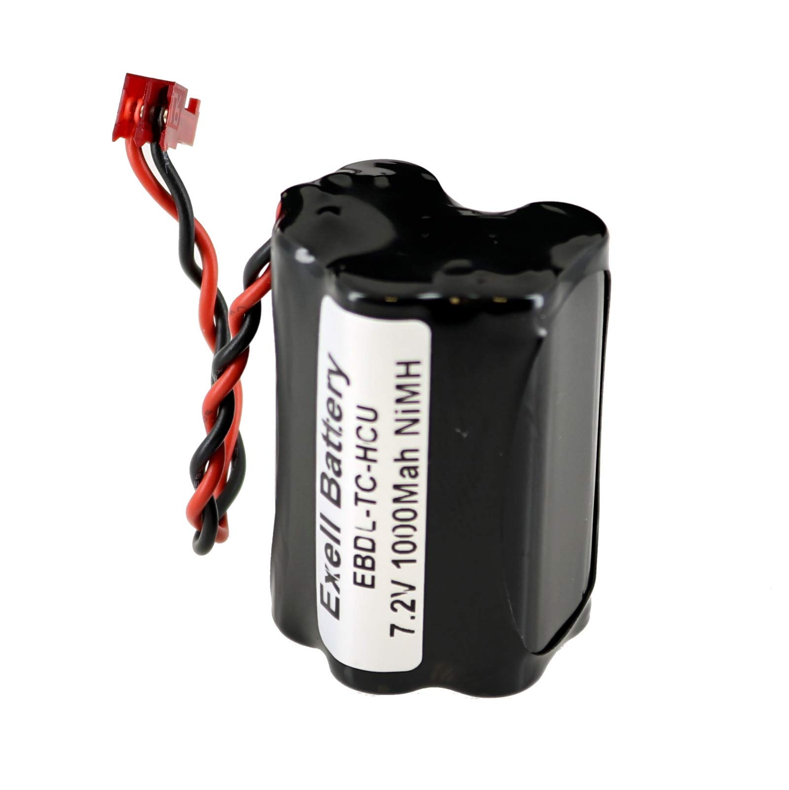 Exell Battery 2x 7.2V NiMH 1000mAh Battery Pack Fits TimeLox TC HCU Communication Unit