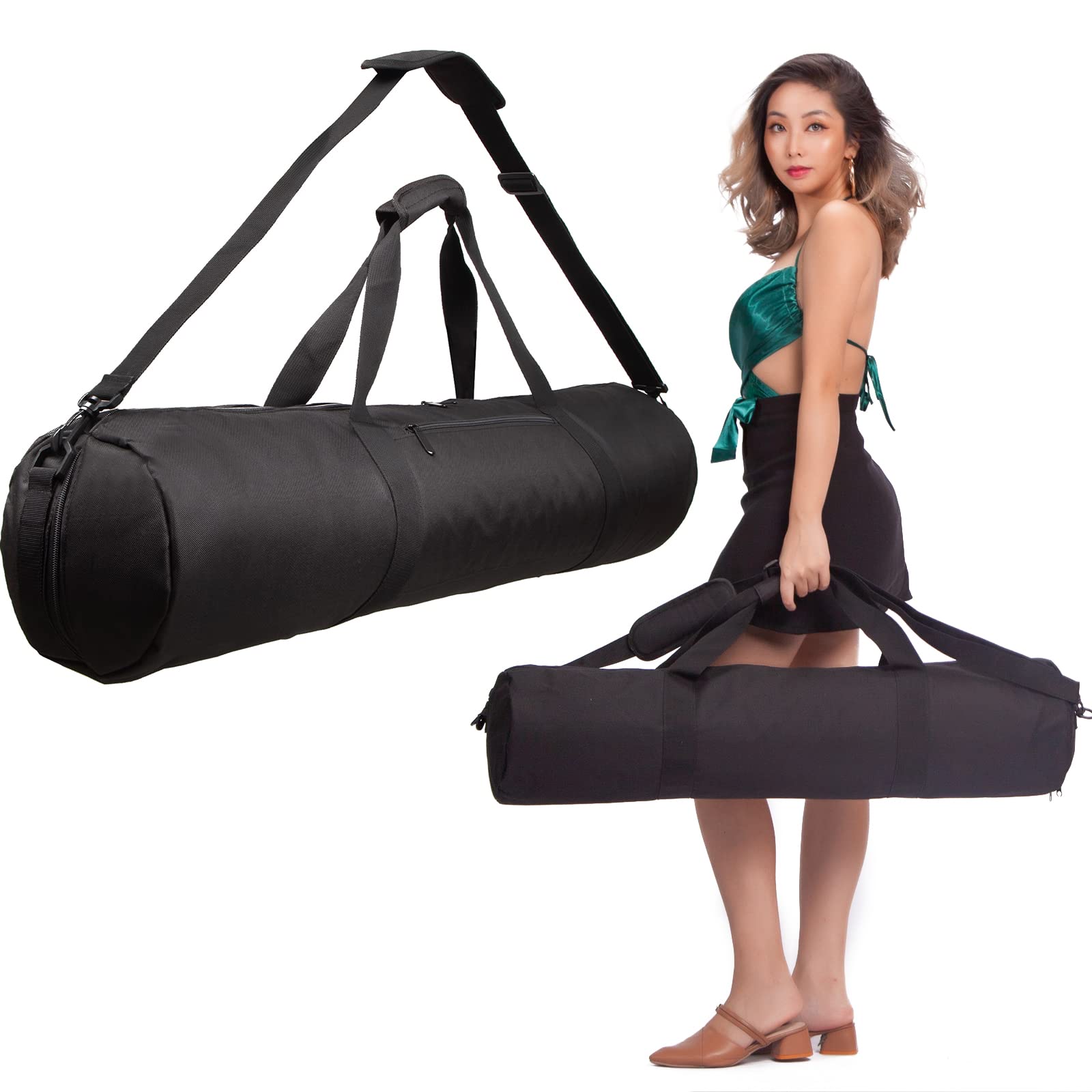 Bolsa de transporte para trípode de 47in 1680D de espuma de nailon acolchada para cámara de vídeo, fotografía, estudio, 120 cm, almacenamiento grande
