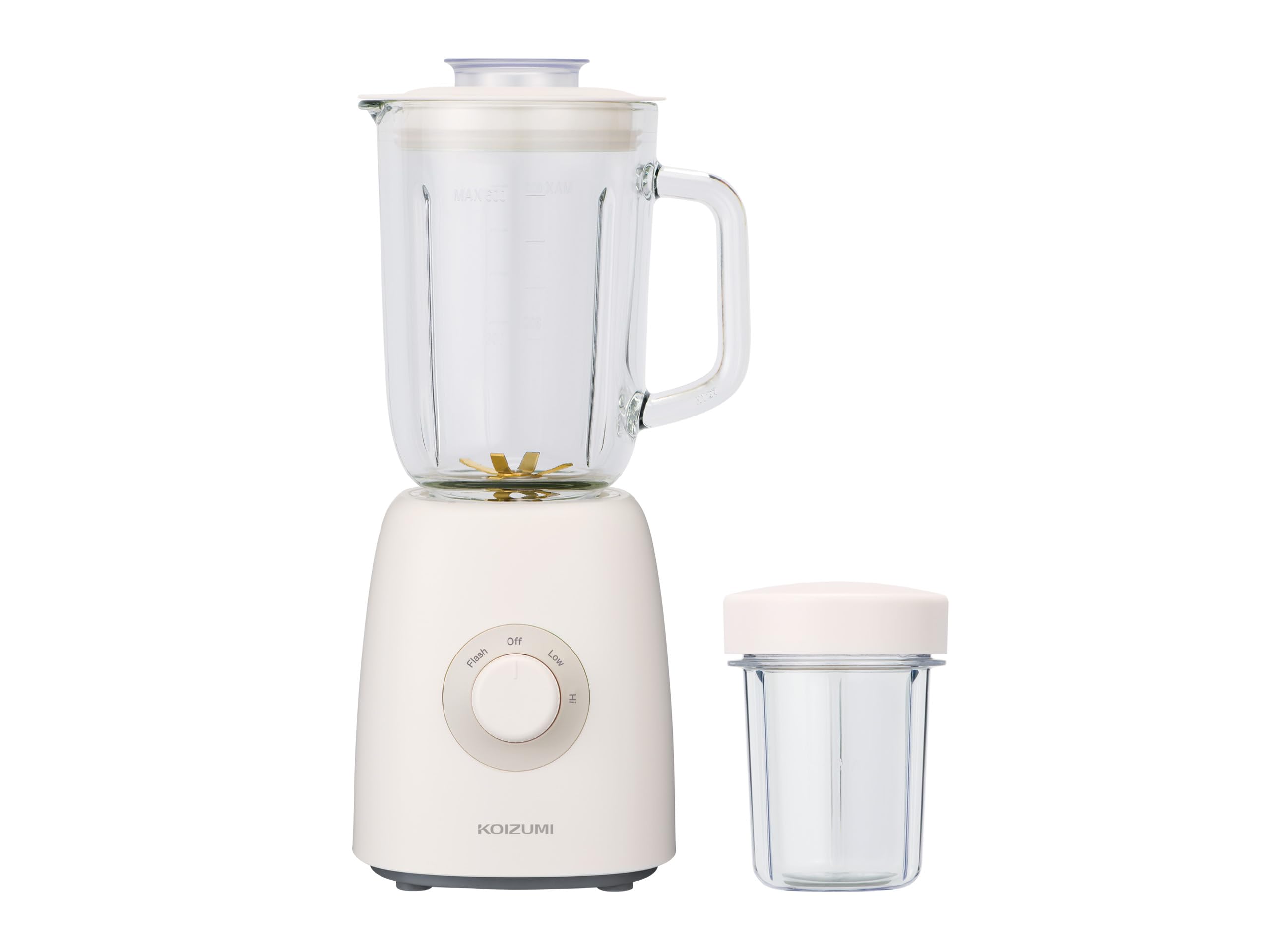 [まみ］ミキサー Amazon.co.jp: コイズミ ミキサー ミルミキサー 600ml ガラス