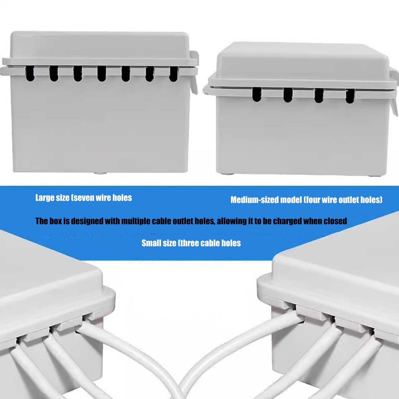 Starke, Wasserabweisende Elektrogehäuse, abschließbare Designs, Steckdosenschutz mit Schlössern, Upgrades für den Außenbereich, abschließbarer, wasserdichter Elektrokasten